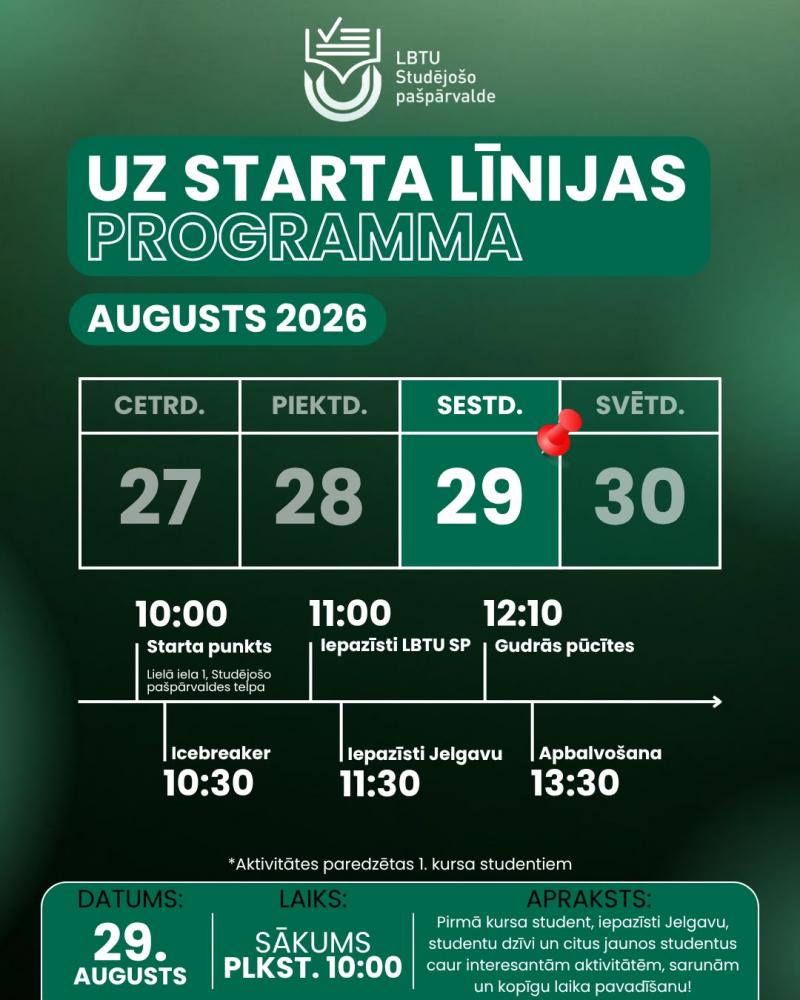 uz starta linijas
